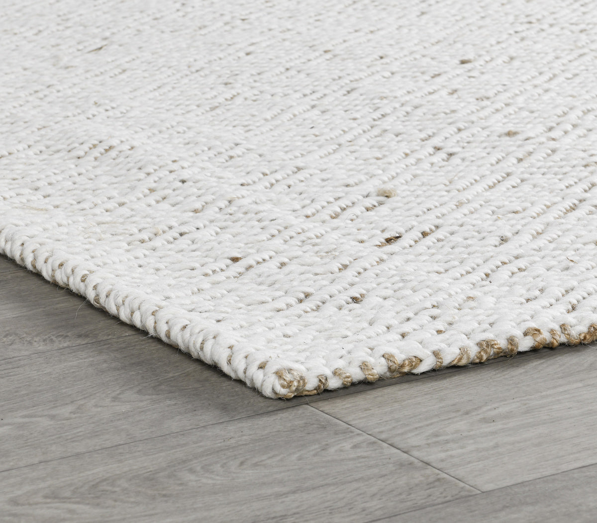 Natural/Ivory 63% Jute Wool & Wool Blend Tomar Rug Collection