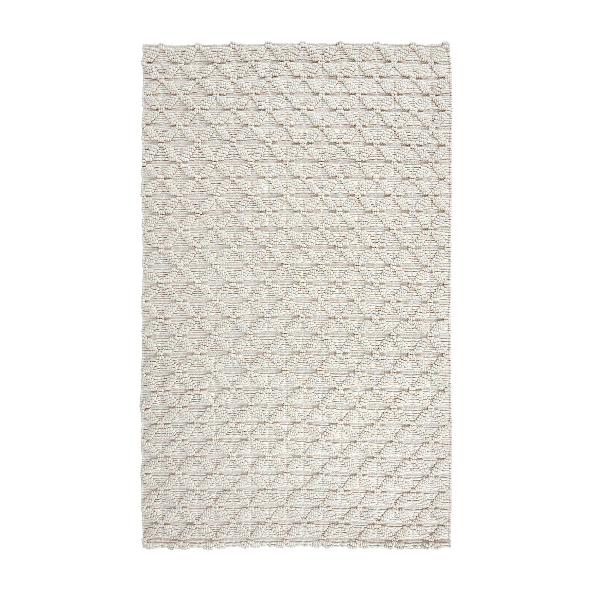 Ivory 60% Wool Wool & Wool Blend Portola Rug Collection