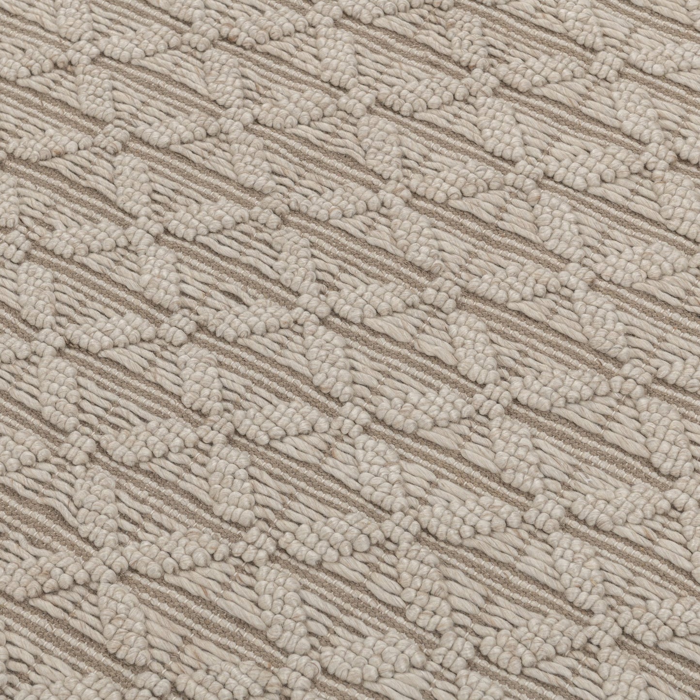 Natural/Ivory 35% Wool Wool & Wool Blend Portola Rug Collection
