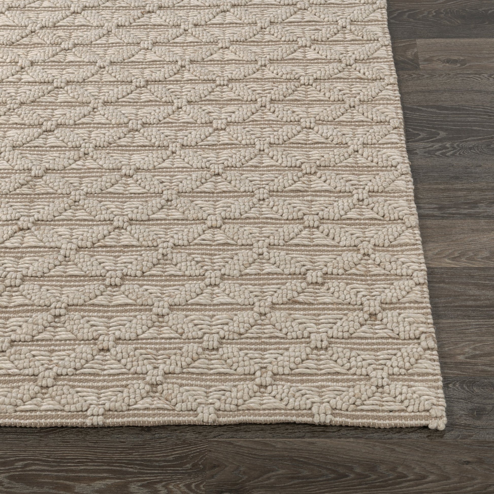 Natural/Ivory 35% Wool Wool & Wool Blend Portola Rug Collection
