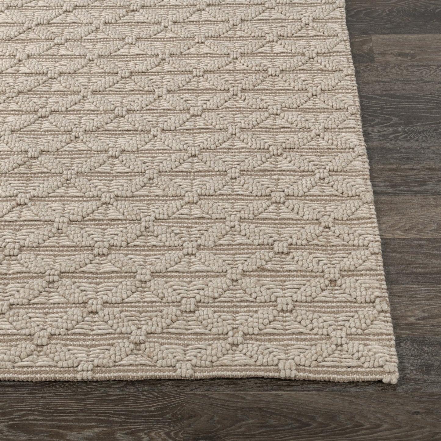 Natural/Ivory 35% Wool Wool & Wool Blend Portola Rug Collection