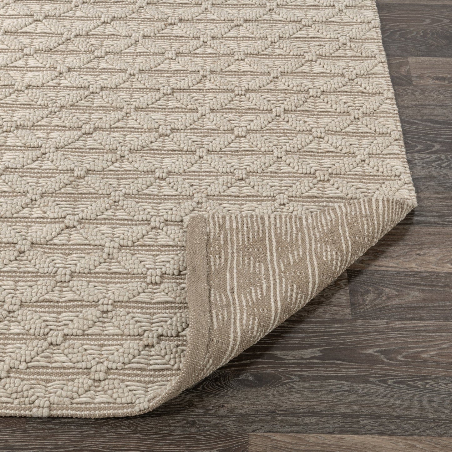 Natural/Ivory 35% Wool Wool & Wool Blend Portola Rug Collection