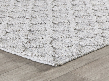 Silver Gray 40% Wool Wool & Wool Blend Portola Rug Collection