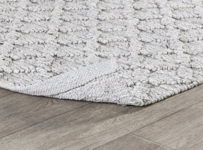 Silver Gray 40% Wool Wool & Wool Blend Portola Rug Collection