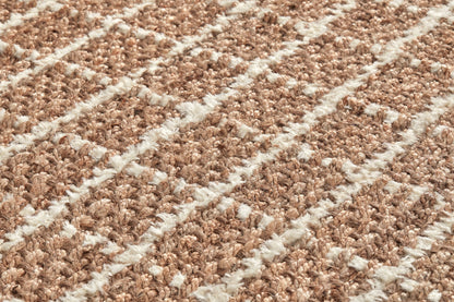 Natural/Ivory Jute & Seagras Windowpane Chenille Rug Collection