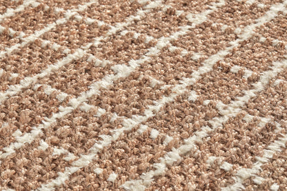 Natural/Ivory Jute & Seagras Windowpane Chenille Rug Collection
