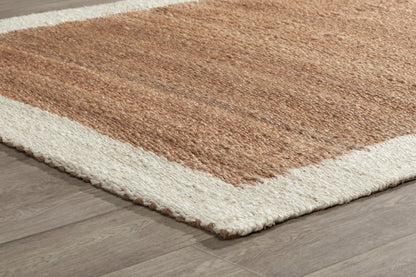 Natural/Ivory Jute & Seagras Frame Rug Collection