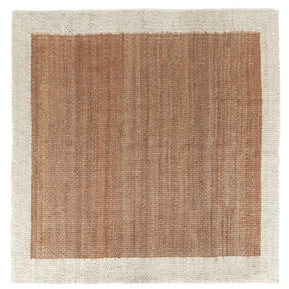 Natural/Ivory Jute & Seagras Frame Rug Collection