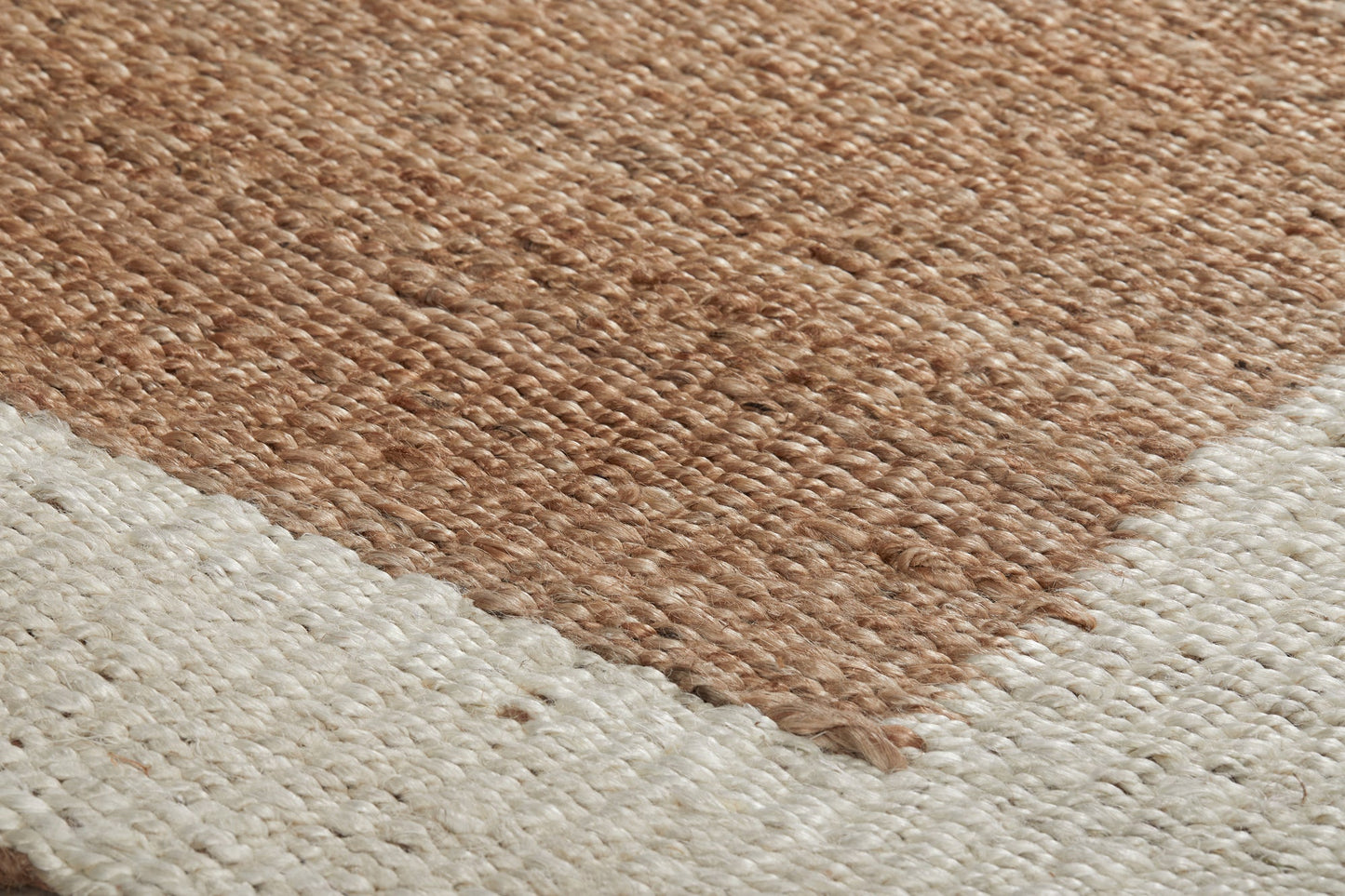 Natural/Ivory Jute & Seagras Frame Rug Collection
