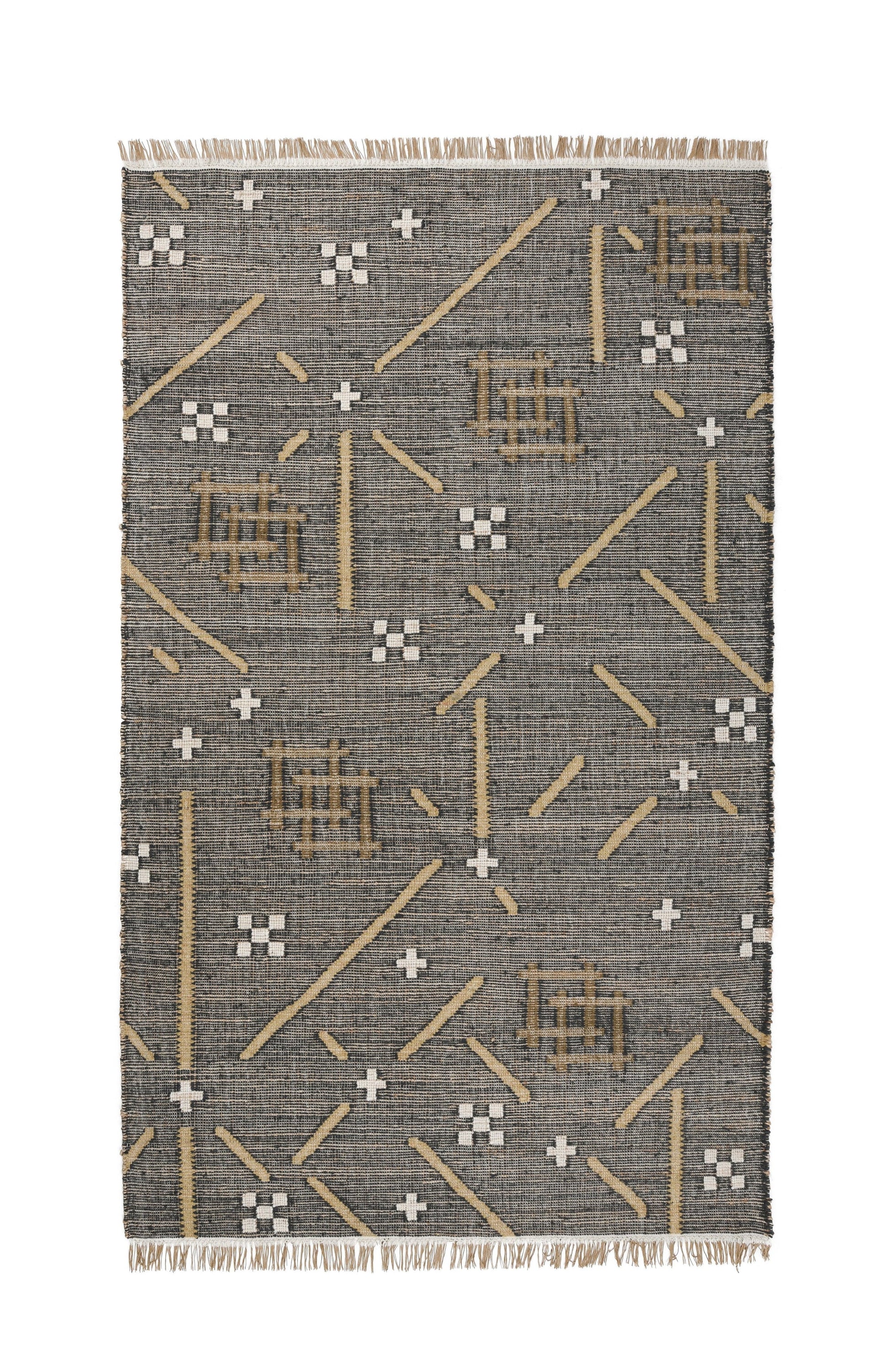 Black Multi 60% Wool Wool & Wool Blend Belfast Caviar Rug Collection