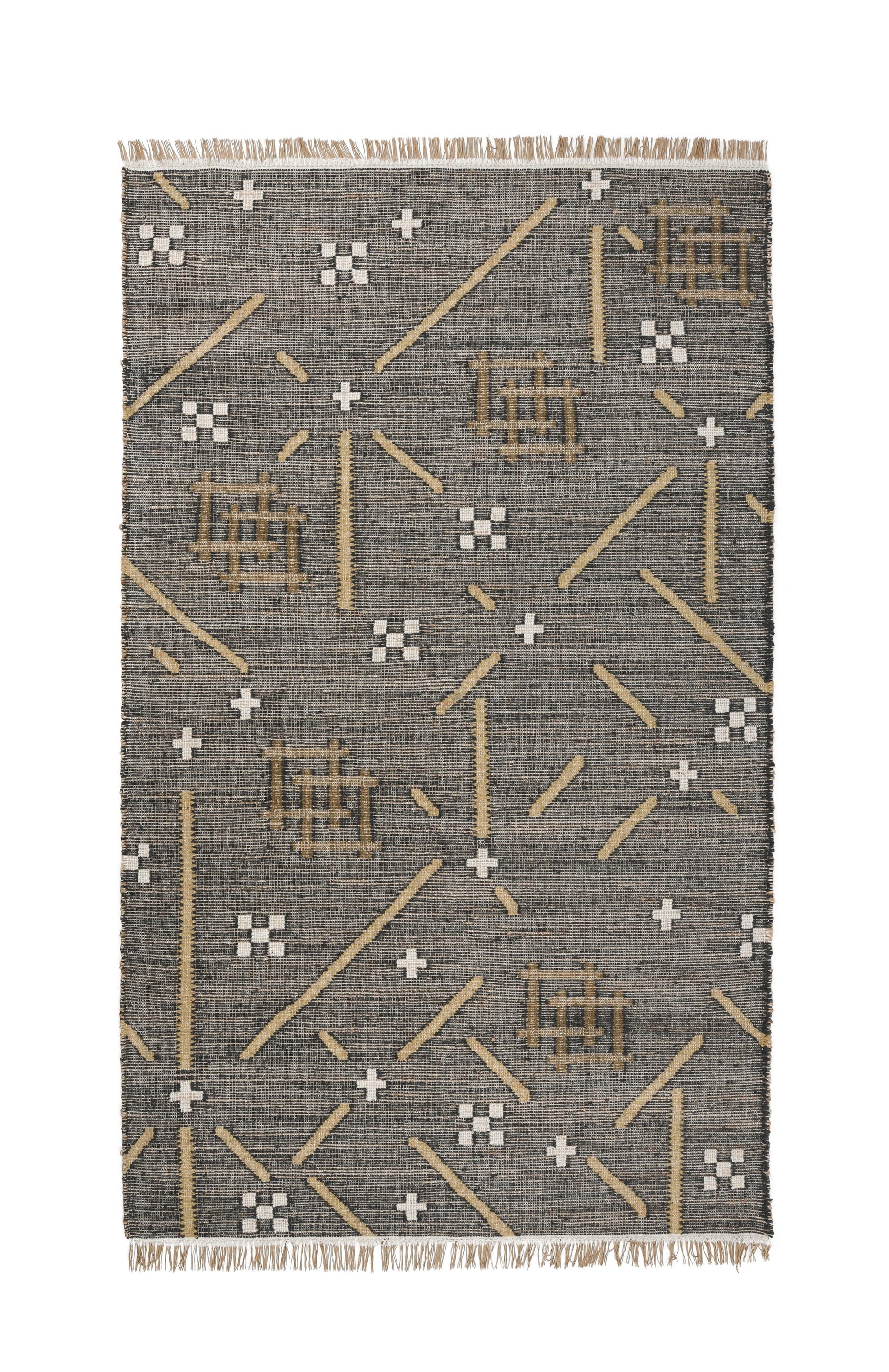 Black Multi 60% Wool Wool & Wool Blend Belfast Caviar Rug Collection