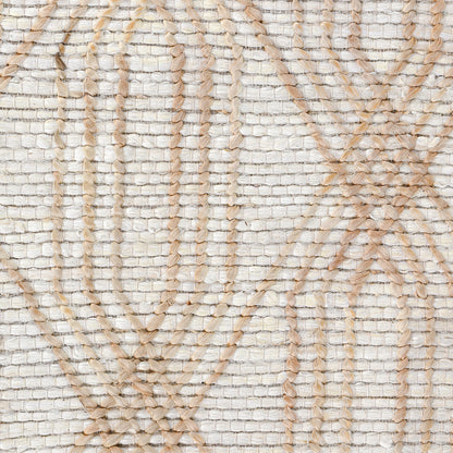 Ivory/Natural 90% Jute Jute & Seagras Tustin Rug Collection