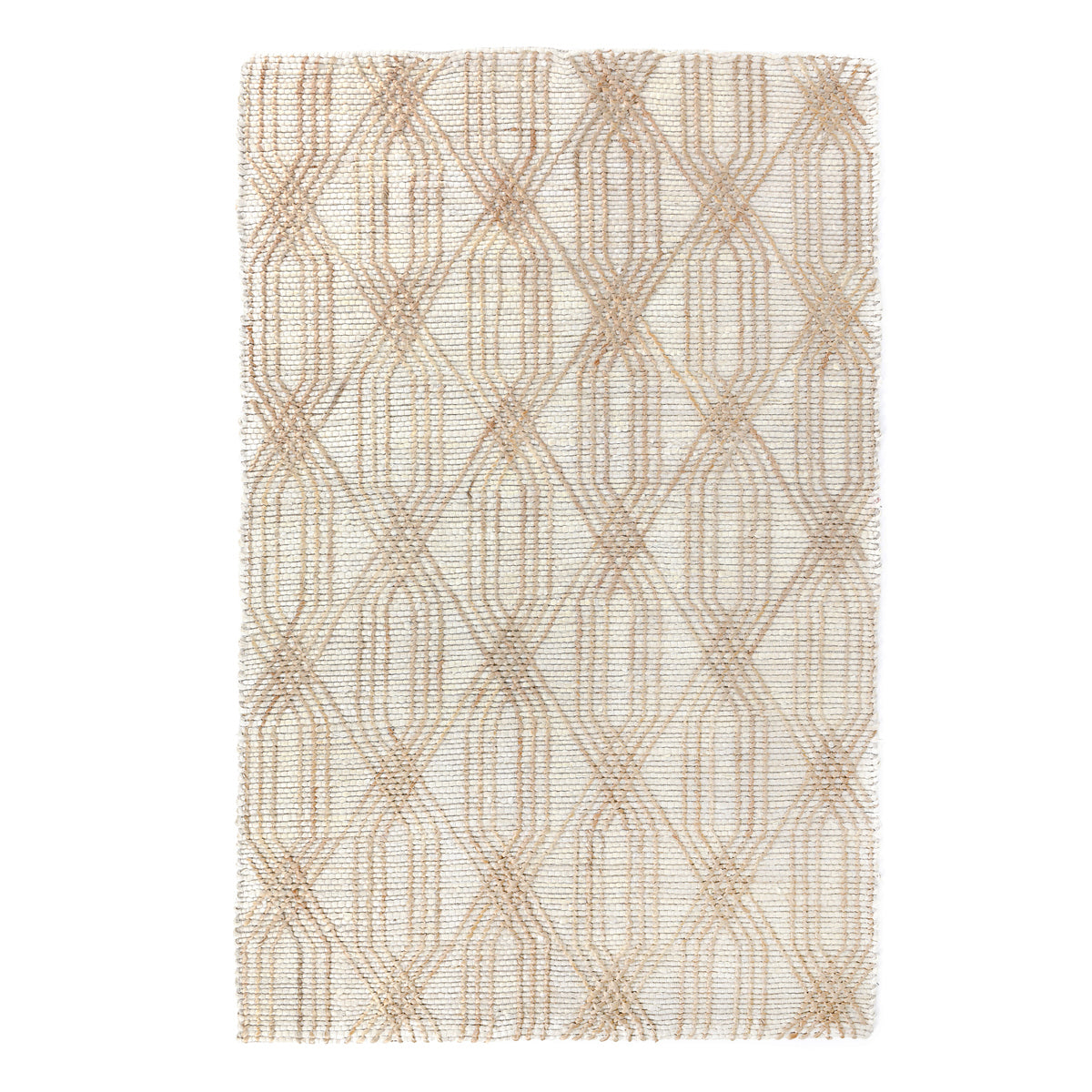 Ivory/Natural 90% Jute Jute & Seagras Tustin Rug Collection