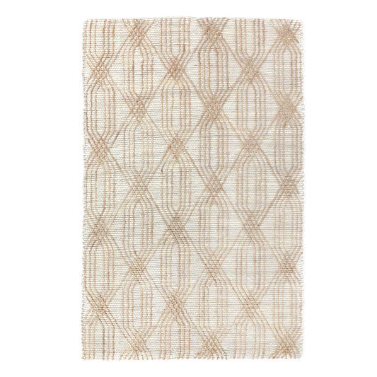 Ivory/Natural 90% Jute Jute & Seagras Tustin Rug Collection