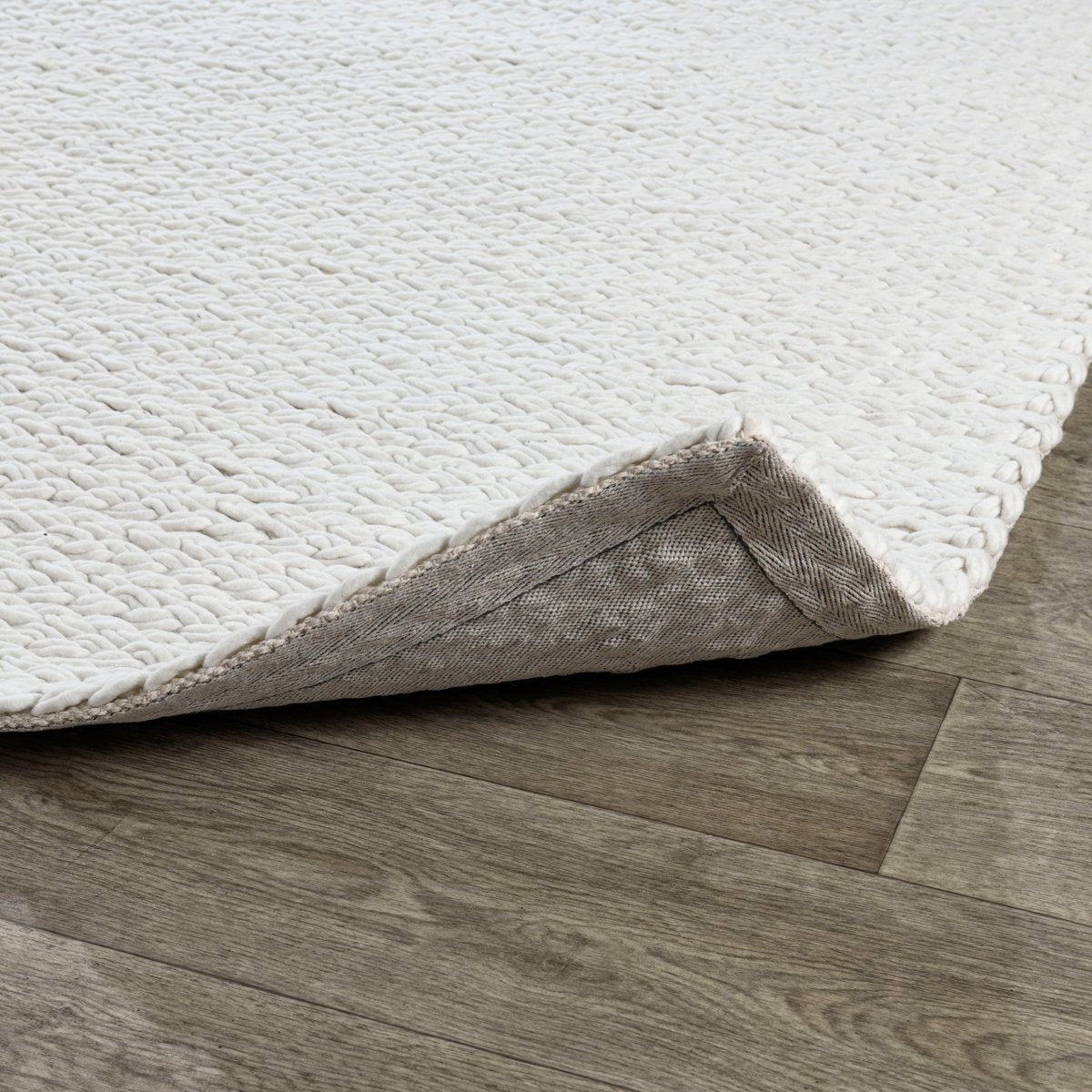 Ivory Wool & Wool Blend Oxnard Wool Rug Collection