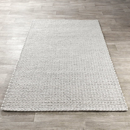 Gray Wool & Wool Blend Oxnard Wool Rug Collection