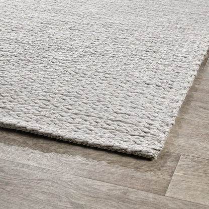 Gray Wool & Wool Blend Oxnard Wool Rug Collection