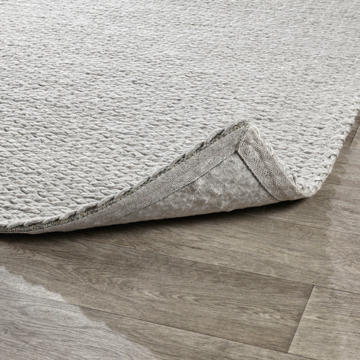 Gray Wool & Wool Blend Oxnard Wool Rug Collection