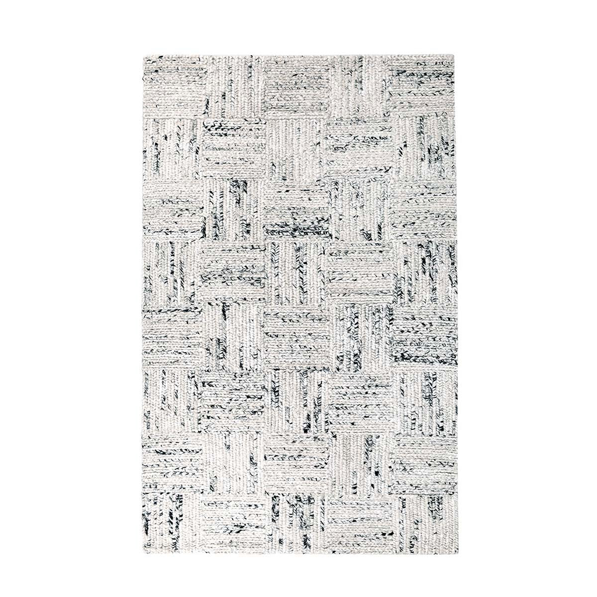 Ivory/Black 60% Wool Wool & Wool Blend Sosa Rug Collection