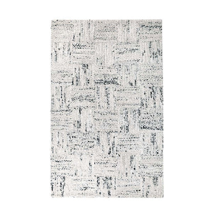 Ivory/Black 60% Wool Wool & Wool Blend Sosa Rug Collection