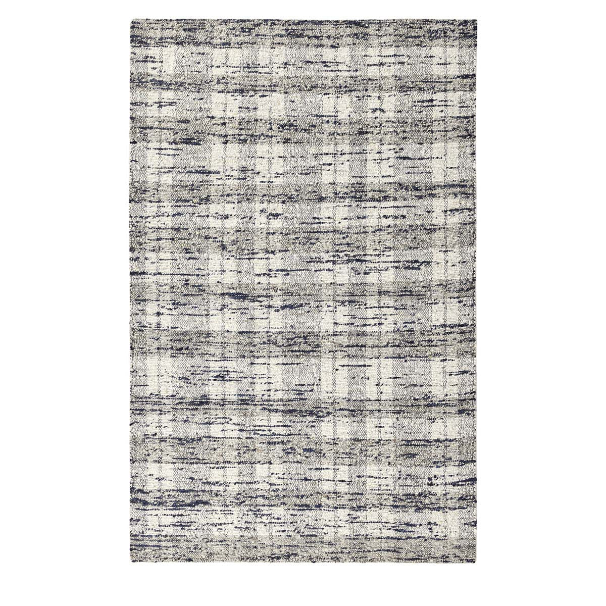 Ink Blue/Natural 75% Wool Wool & Wool Blend Perth Rug Collection
