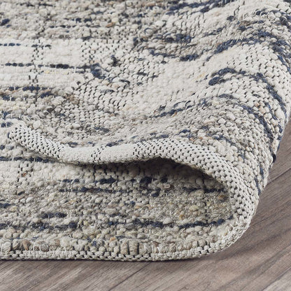 Ink Blue/Natural 75% Wool Wool & Wool Blend Perth Rug Collection