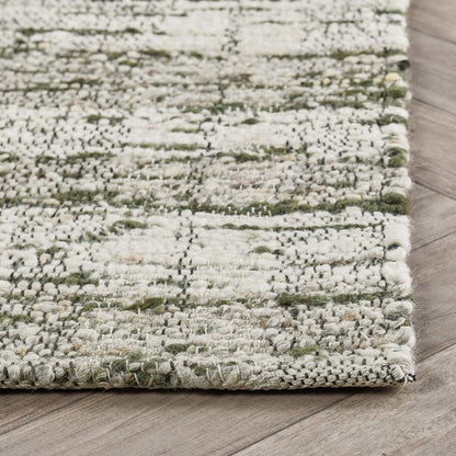 Green/Natural 75% Wool Wool & Wool Blend Perth Rug Collection