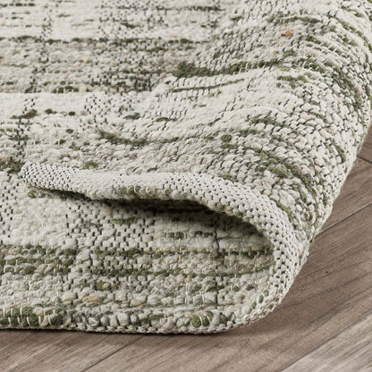 Green/Natural 75% Wool Wool & Wool Blend Perth Rug Collection