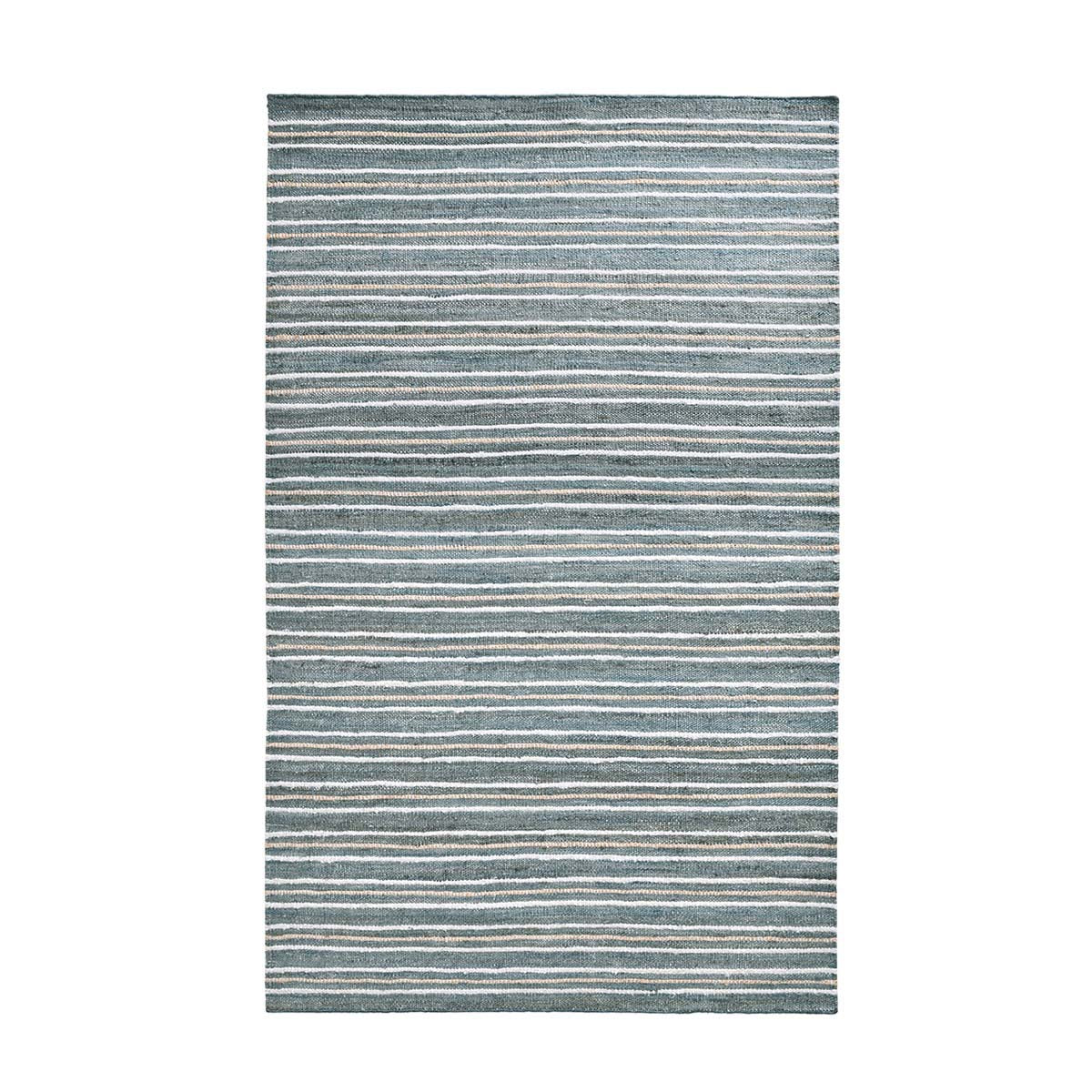 Aqua Blue/Multi 90% Jute Jute & Seagras Del Mar Rug Collection