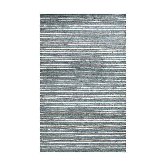 Aqua Blue/Multi 90% Jute Jute & Seagras Del Mar Rug Collection