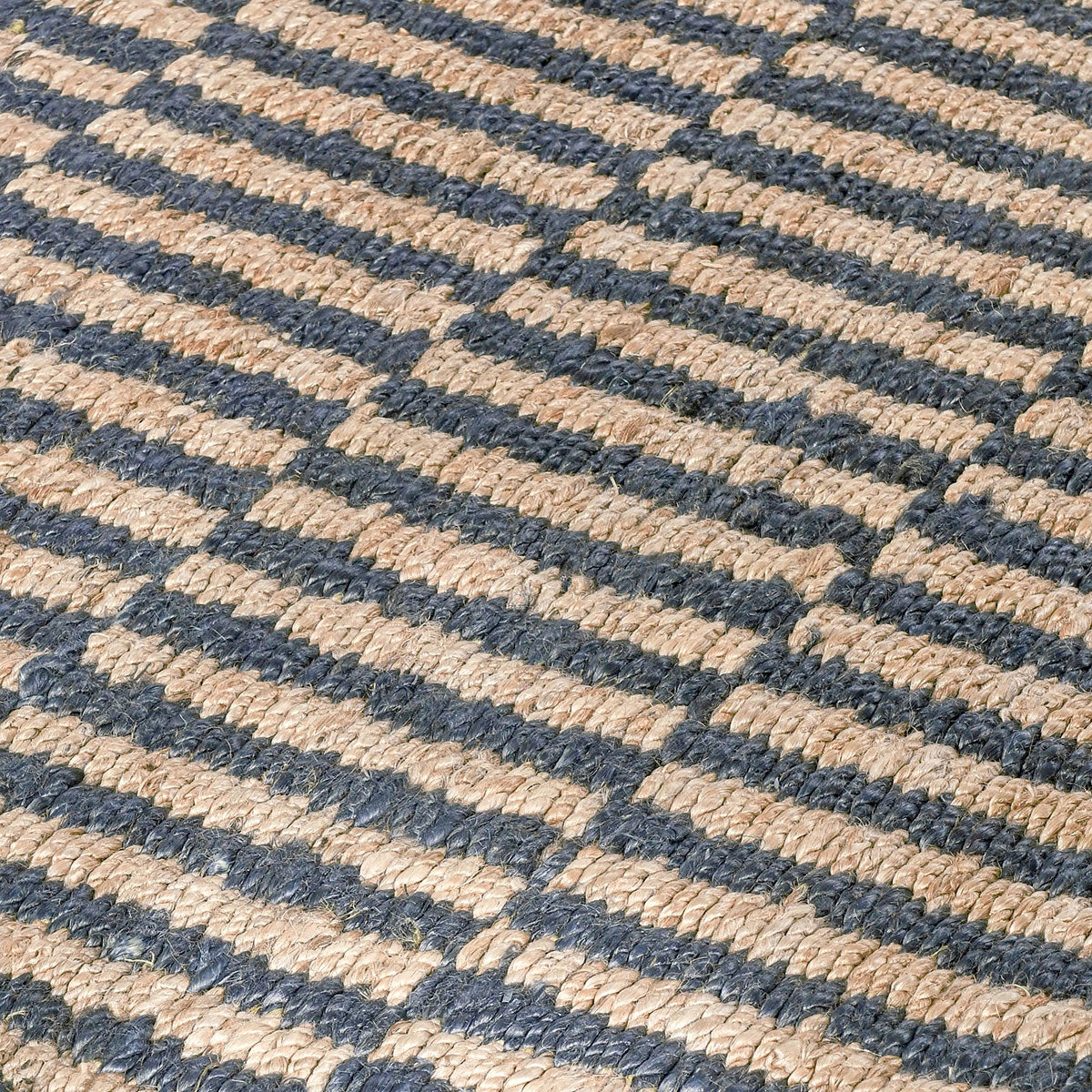 Blue/Natural Jute & Seagras Monterey Jute Rug Collection