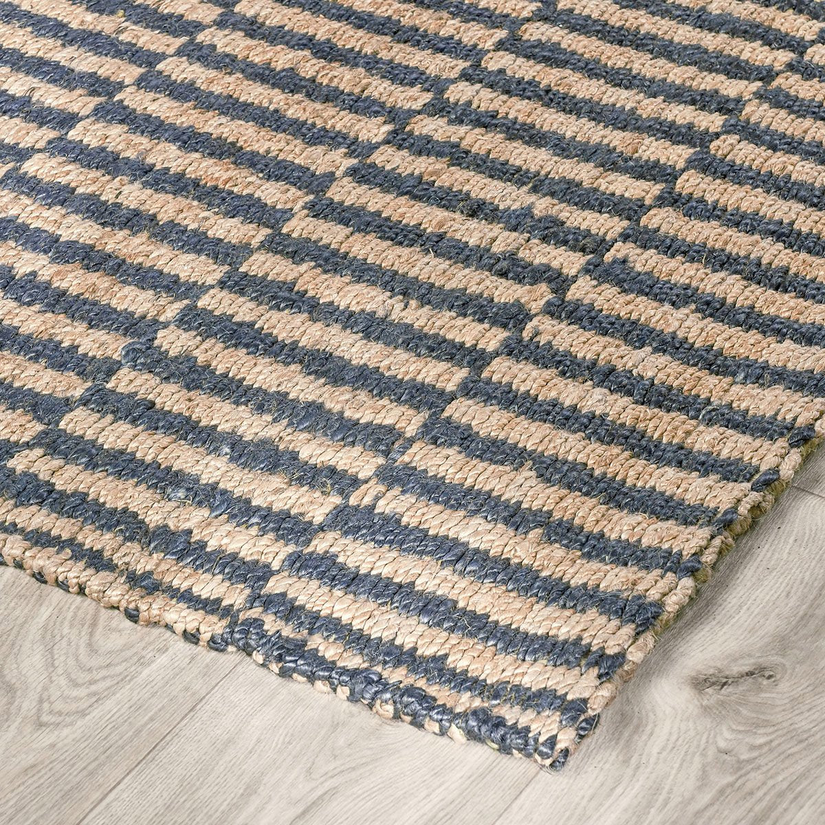 Blue/Natural Jute & Seagras Monterey Jute Rug Collection