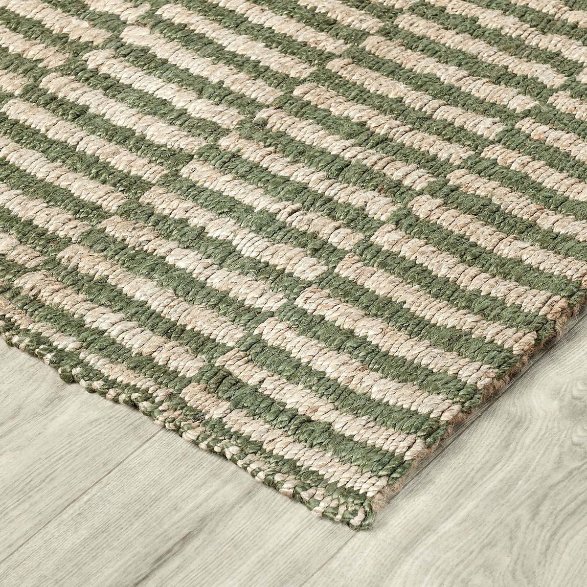 Green/Natural Jute & Seagras Monterey Jute Rug Collection