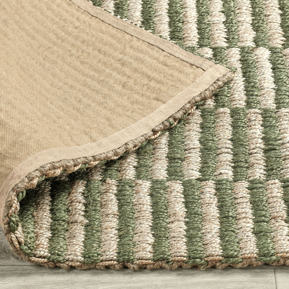Green/Natural Jute & Seagras Monterey Jute Rug Collection