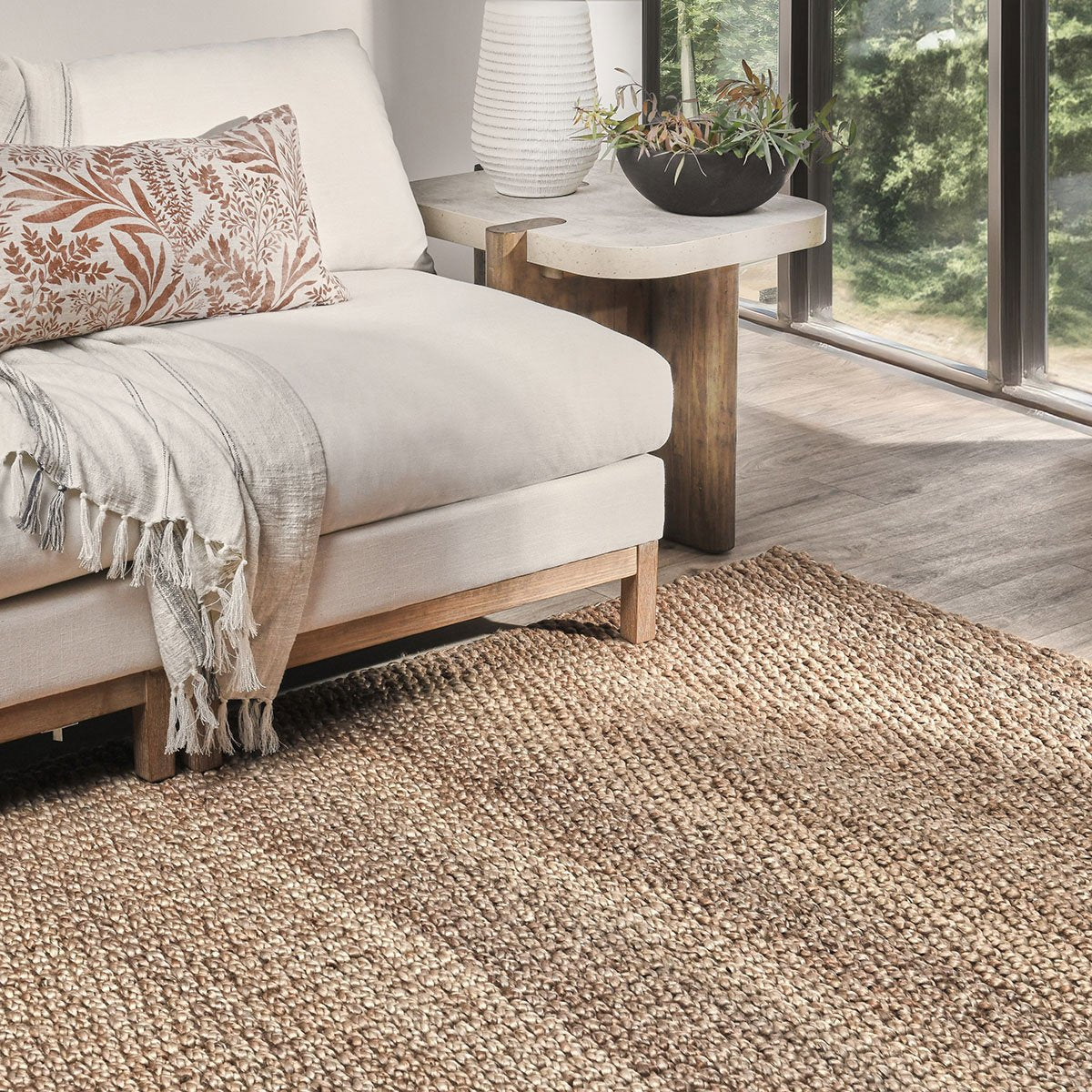 Natural Jute & Seagras Santa Cruz Jute Rug Collection