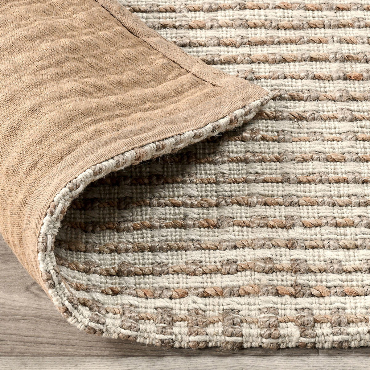 Ivory/Natural Jute & Seagras Huntington Jute Rug Collection
