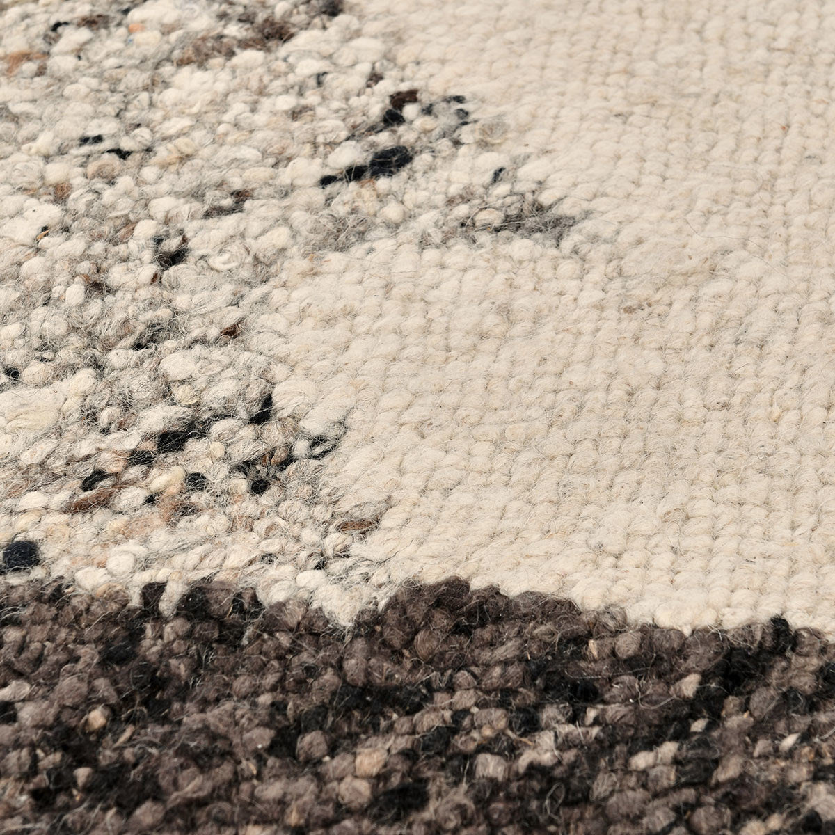Cedar Brown Multi 100% Wool Wool & Wool Blend Hesperia Rug Collection