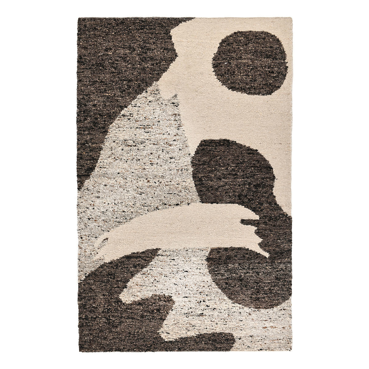 Cedar Brown Multi 100% Wool Wool & Wool Blend Hesperia Rug Collection