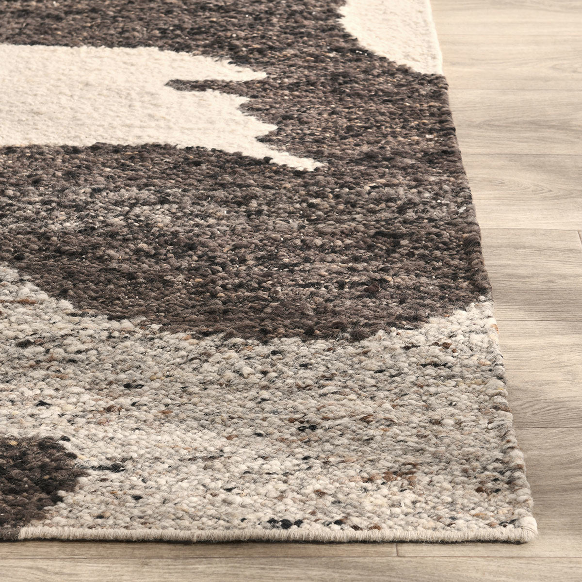 Cedar Brown Multi 100% Wool Wool & Wool Blend Hesperia Rug Collection