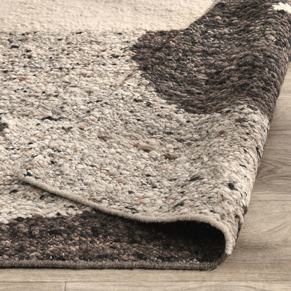 Cedar Brown Multi 100% Wool Wool & Wool Blend Hesperia Rug Collection