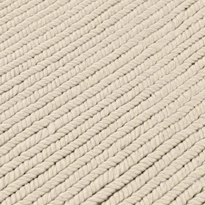 Oatmeal 65% Polyester Wool & Wool Blend Dawson Rug Collection