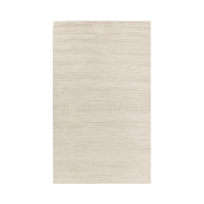 Oatmeal 65% Polyester Wool & Wool Blend Dawson Rug Collection
