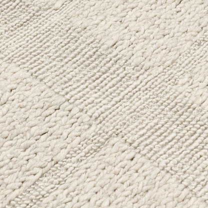 Ivory 100% New Zealand Wool Wool & Wool Blend Sinclair Wool Rug Collection