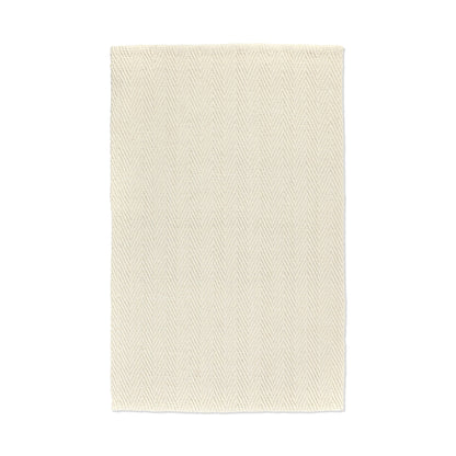 Ivory 70% Wool Wool & Wool Blend Herringbone Wool/Jute Rug Collection