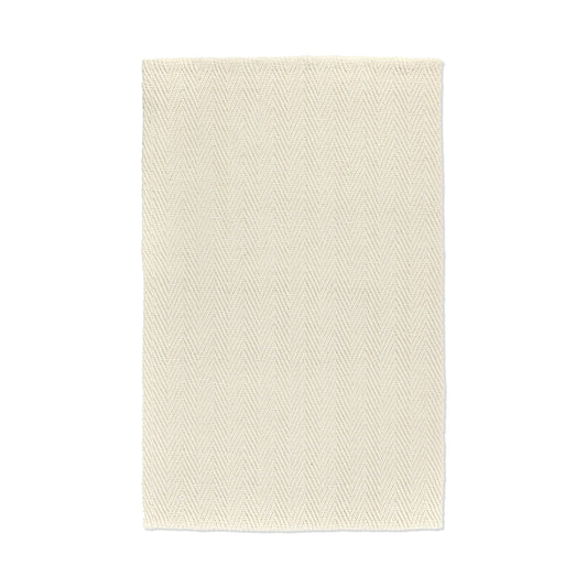 Ivory 70% Wool Wool & Wool Blend Herringbone Wool/Jute Rug Collection