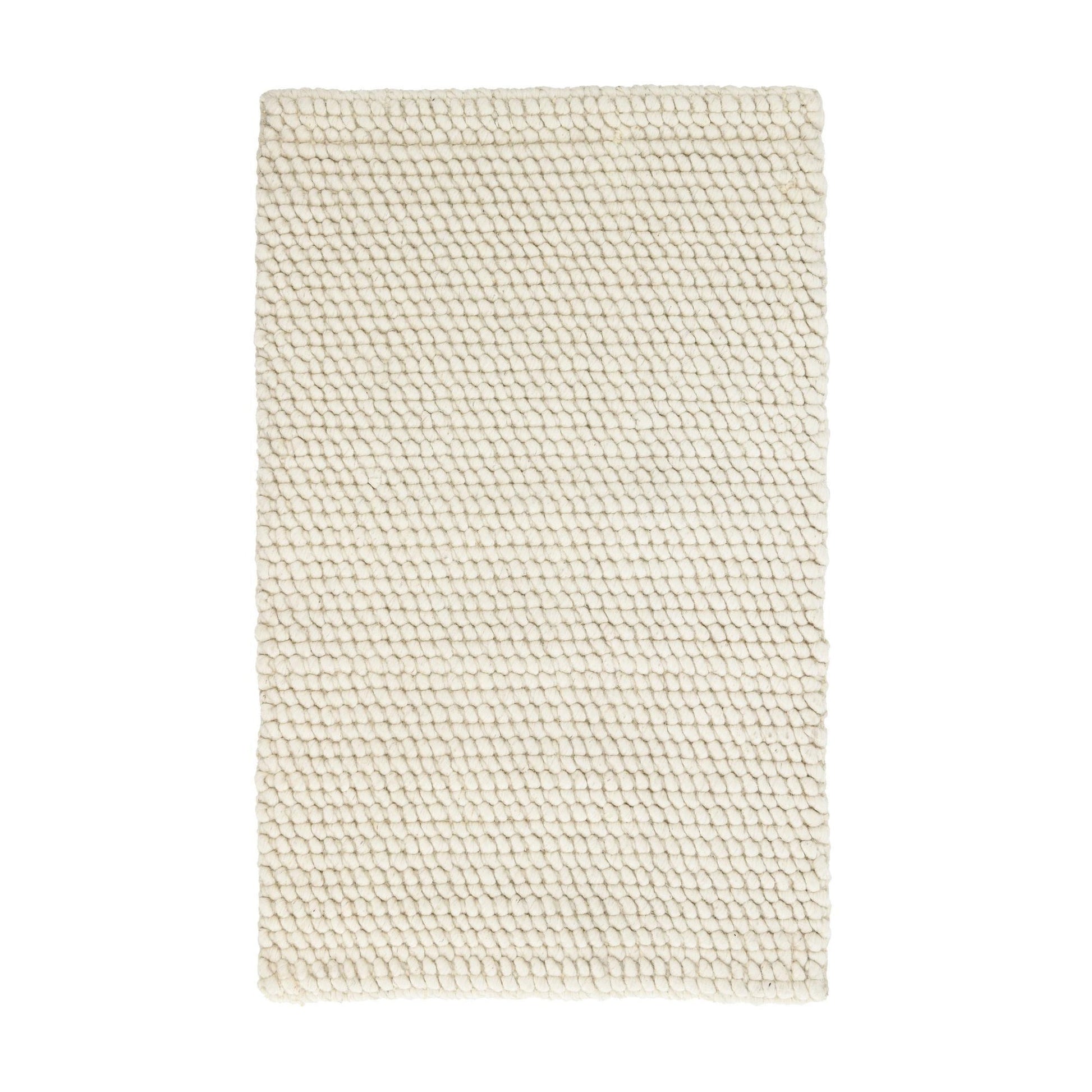 Ivory 68% Wool Wool & Wool Blend Cosi Wool/Jute Rug Collection