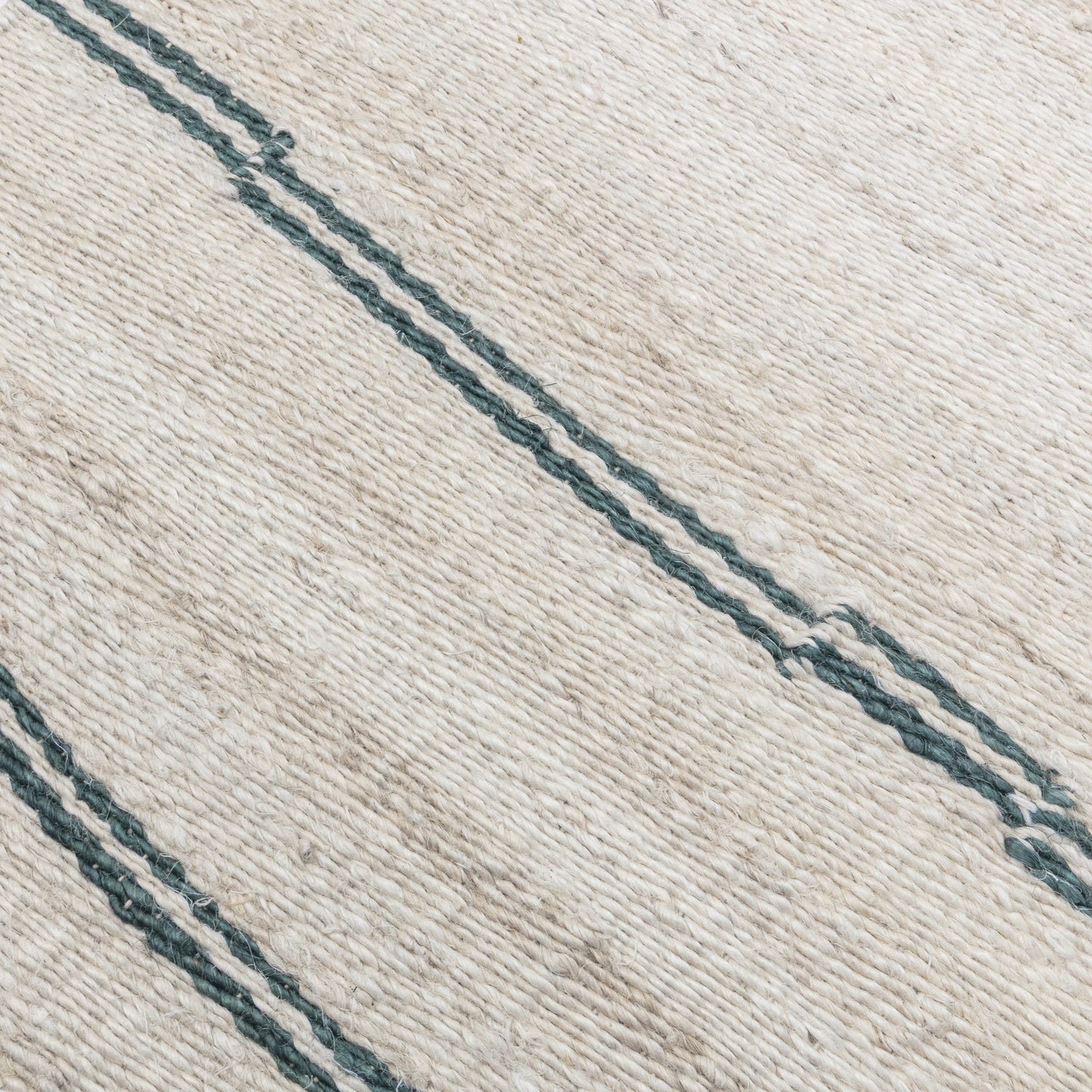 Ivory/Dark Blue 90% Jute/ 10% Cotton Jute & Seagras Sunderland Jute Stripe Rug Collection