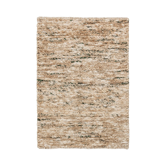 25% Wool Wool & Wool Blend Hayward Soumak Jute Rug -Natural/Green Collection