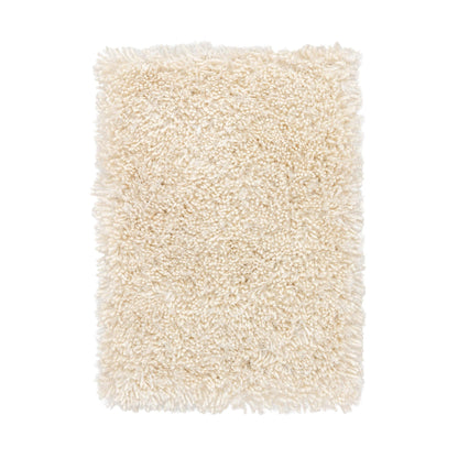 Ivory 60% Wool Wool & Wool Blend Surrey Shag Collection