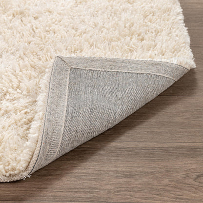 Ivory 60% Wool Wool & Wool Blend Surrey Shag Collection